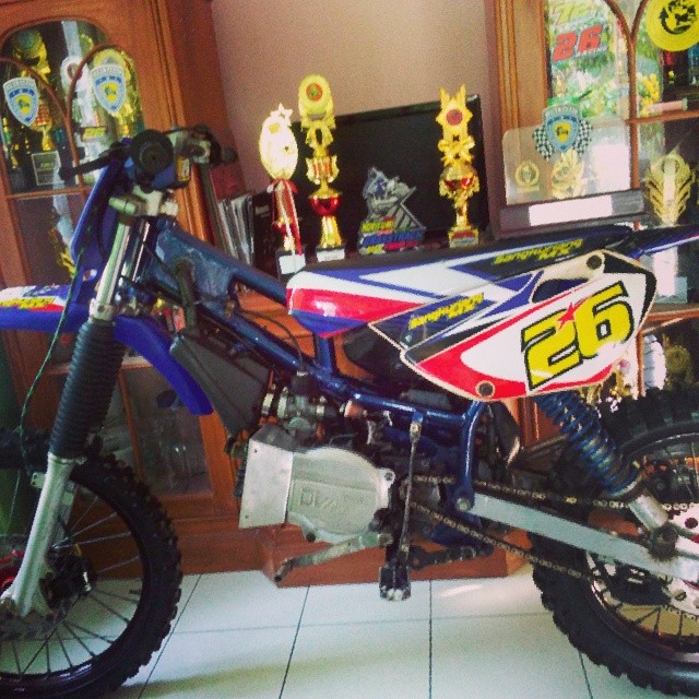 Kumpulan Foto Modifikasi Trail Bebek Standar  F1ZR 