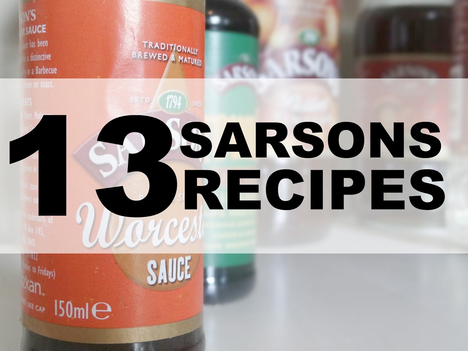 Recipes For Sarson's Pickling Vinegar & Their Other Products Life as