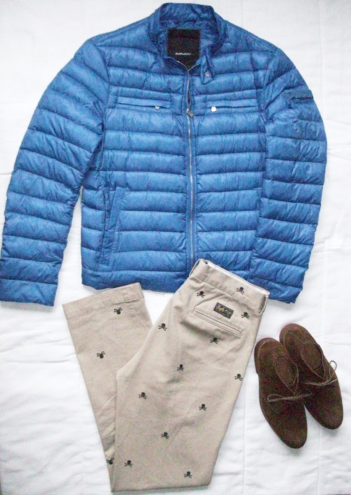 AlStyle76 Peuterey Down Jacket x Rugby Skull Pants