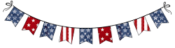 banner independence july clipart flag 4th transparent clip together put text begin let fun pineapple mood tropical weather striped icons
