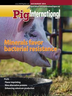 Pig International. Nutrition and health for profitable pig production 2014-04 - July & August 2014 | ISSN 0191-8834 | TRUE PDF | Bimestrale | Professionisti | Distribuzione | Tecnologia | Mangimi | Suini
Pig International  is distributed in 144 countries worldwide to qualified pig industry professionals. Each issue covers nutrition, animal health issues, feed procurement and how producers can be profitable in the world pork market.
