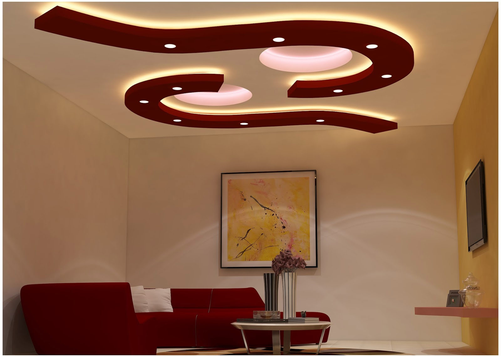Latest Gypsum Ceiling Designs And Ideas 2019