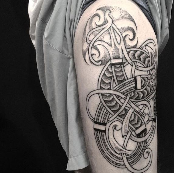 60+ Traditional Norse Tattoos for Men (2019) Mythology & Rune Designs