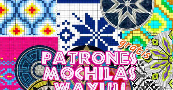 Digno tranquilo esta 16 Patrones de Diseños Wayuu para Mochilas Crochet / Gratis