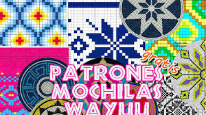 16 Patrones de Diseños Wayuu para Mochilas Crochet / Gratis