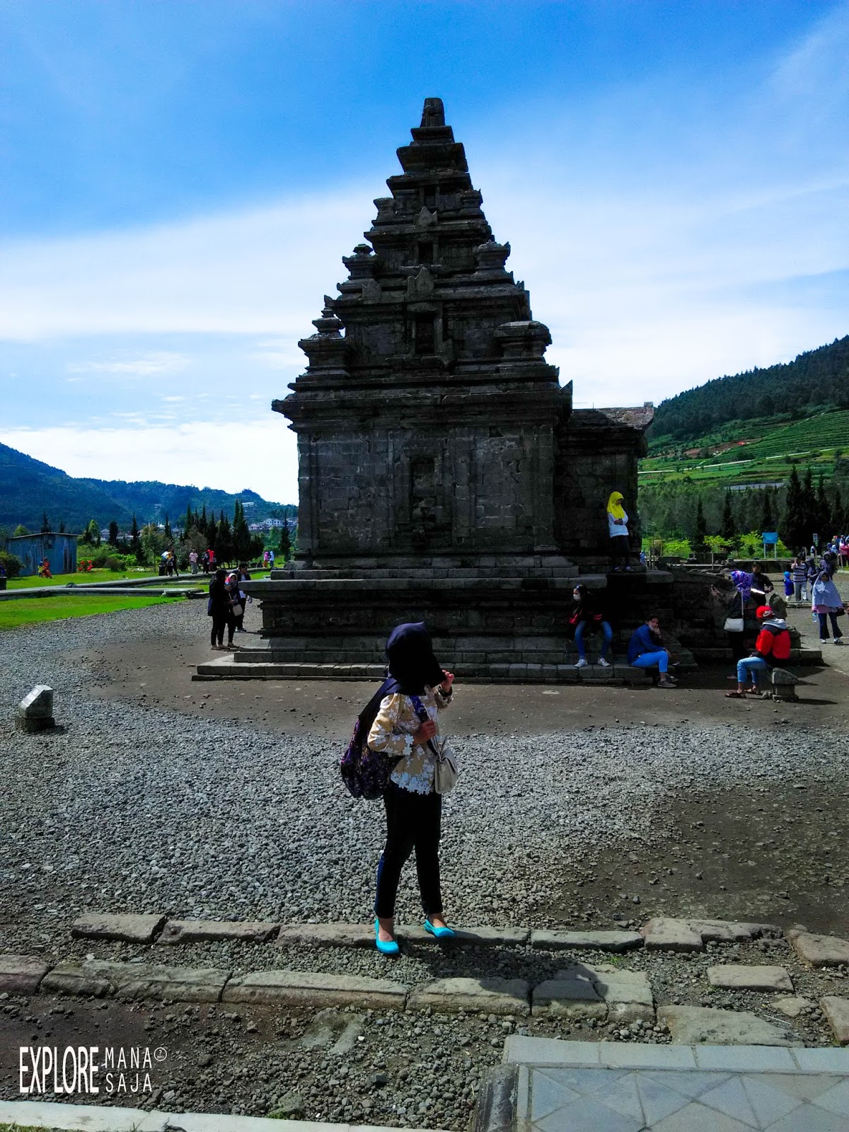 Gambar Hindu Temple Candi Arjuna Complex Dieng Plateau Central Java