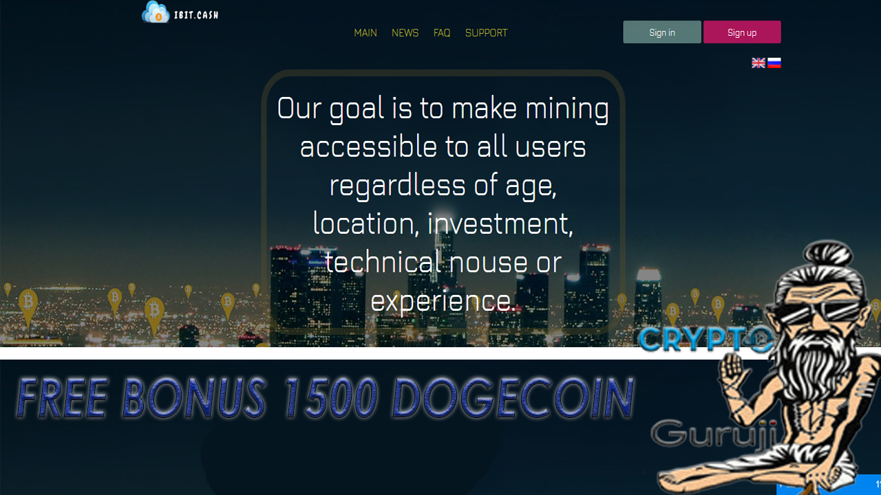 Ibit Cash Multi Cryptocurrency Mining Free Bonus 1500 Dogecoin And - 
