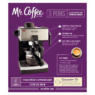 Mr Coffee ECM160 4-Cup Steam Espresso Machine, picture, image, review features and specifications