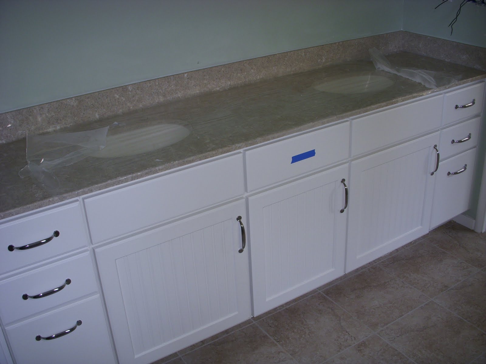 Tales of a Remodel July 27, 2011 Bathroom Countertop Installation