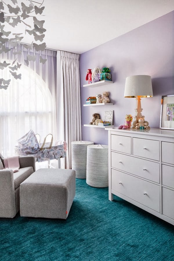 Dormitorios color lavanda: decoración infantil | Decoración