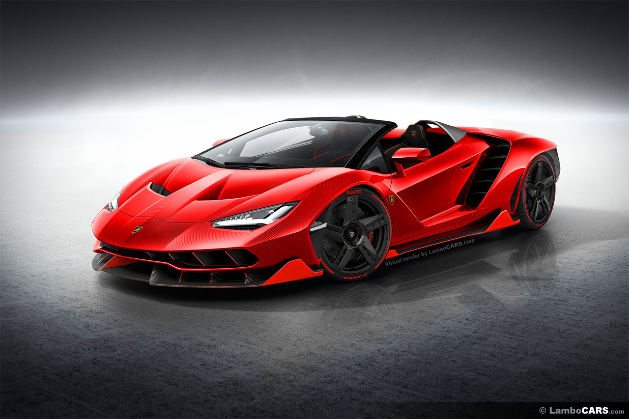 Lamborghini Centenario Roadster LP770-4 Renderings Look ...