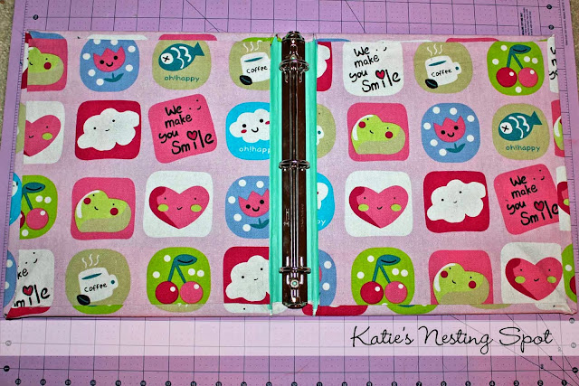 Katie's Nesting Spot: Fabric Covered Binder Tutorial: Featuring ...