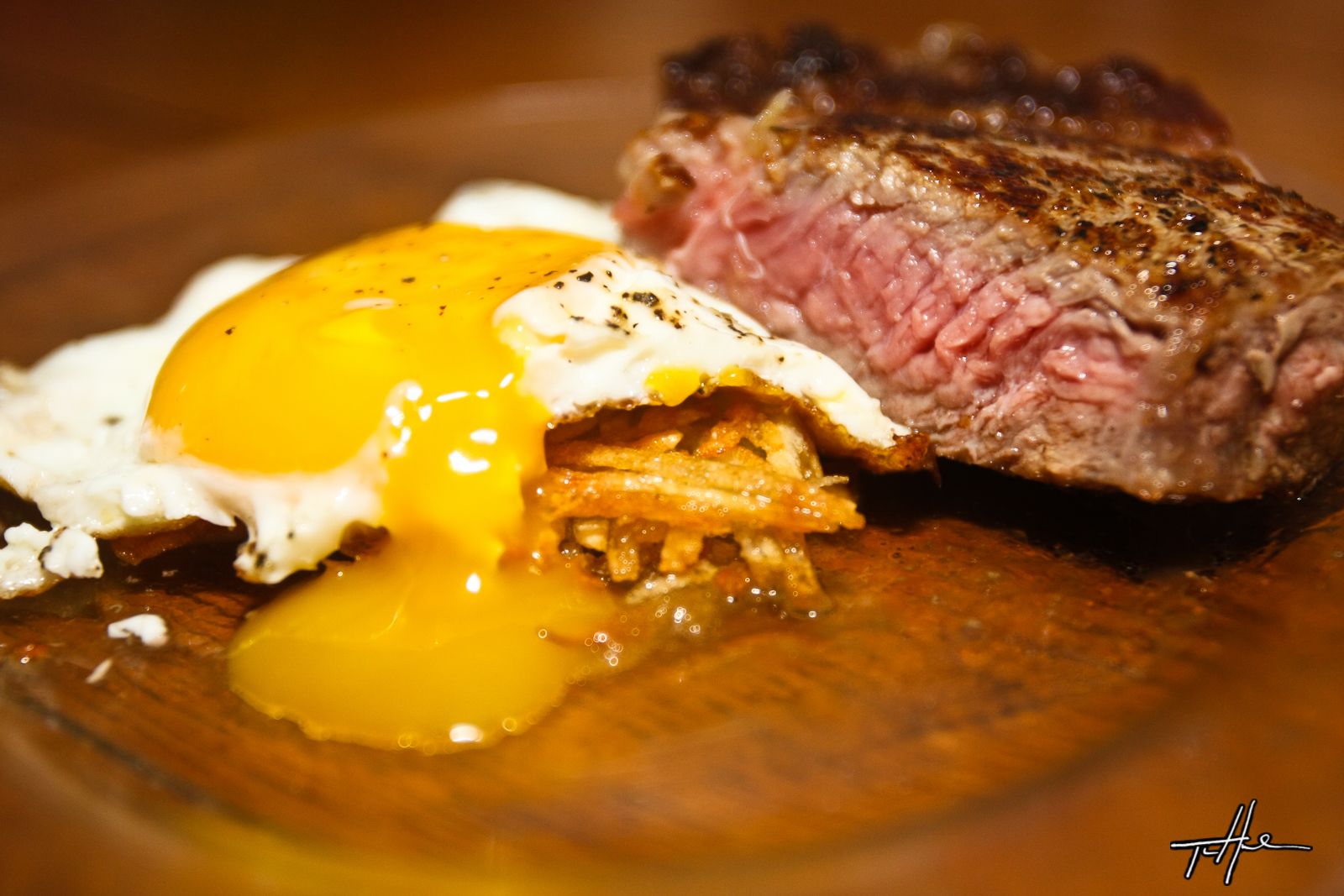 A Broken Shoe Steak and Eggs