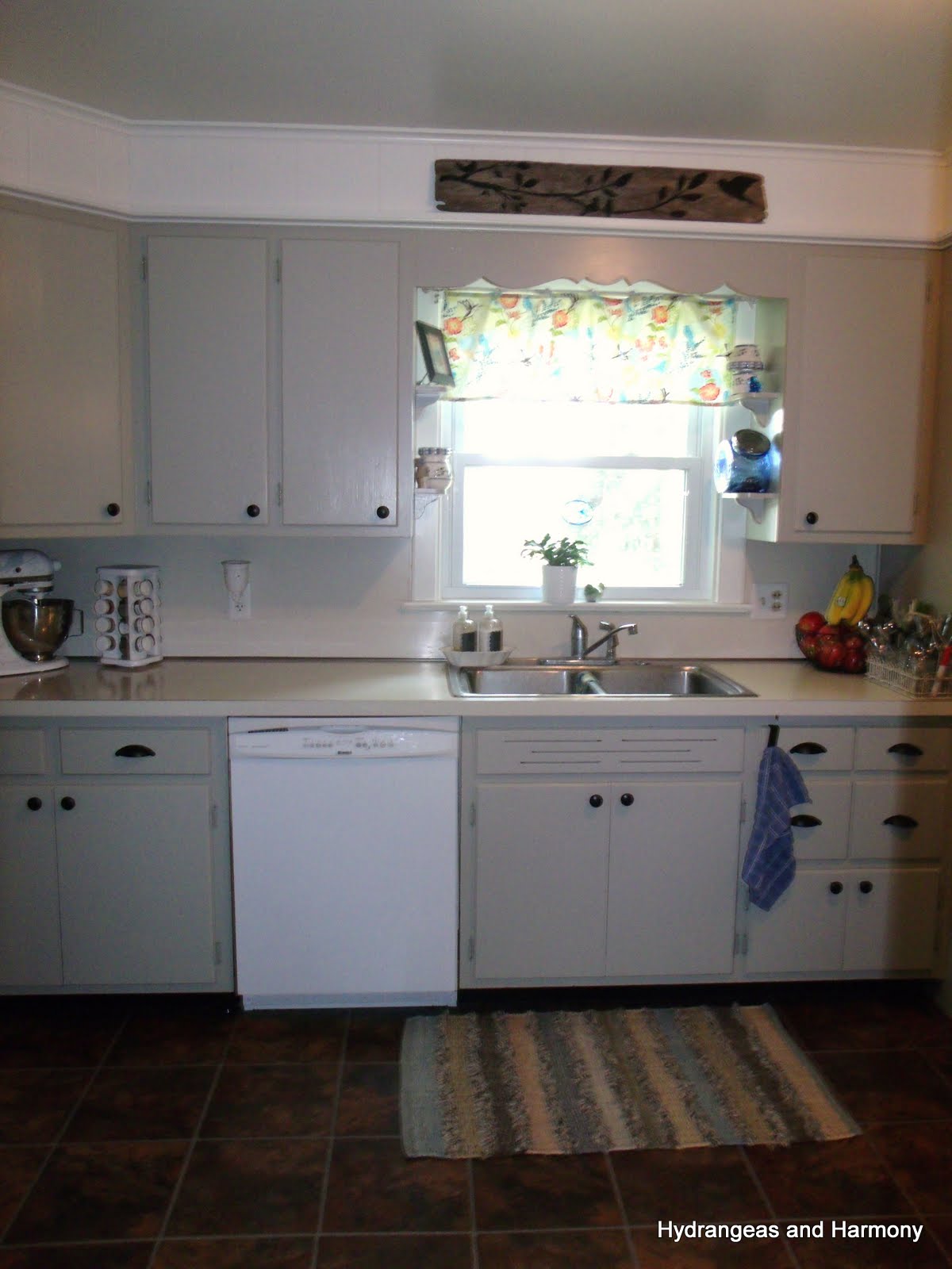 Hydrangeas and Harmony Gray Cottage Kitchen Reveal