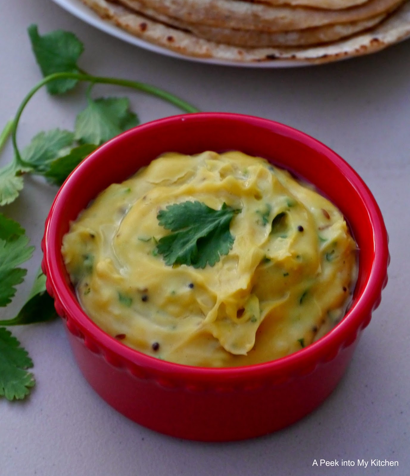 A Peek into My Kitchen Bombay Chutney / Chickpea Flour Chutney Day 93