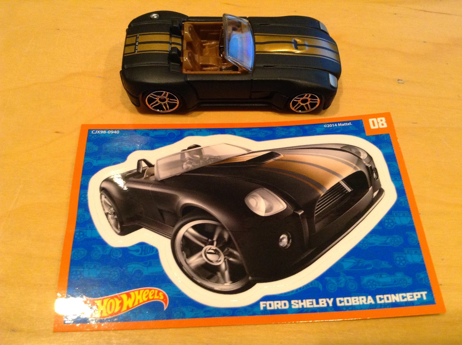 hot wheels ford shelby cobra concept