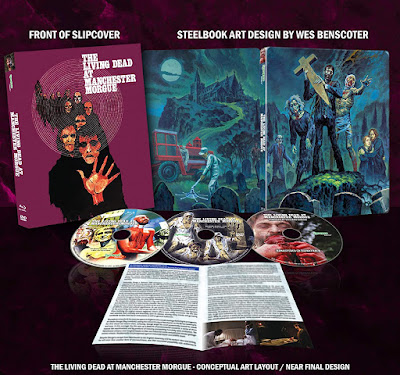 The Living Dead At Manchester Morgue Blu Ray Steelbook Box Set