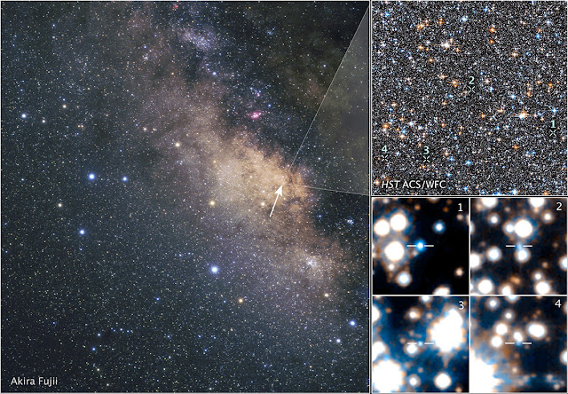 Ősi csillagmaradványokat azonosított a Hubble a Galaxis centrumában