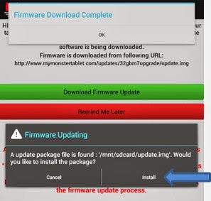 firmware tablet how