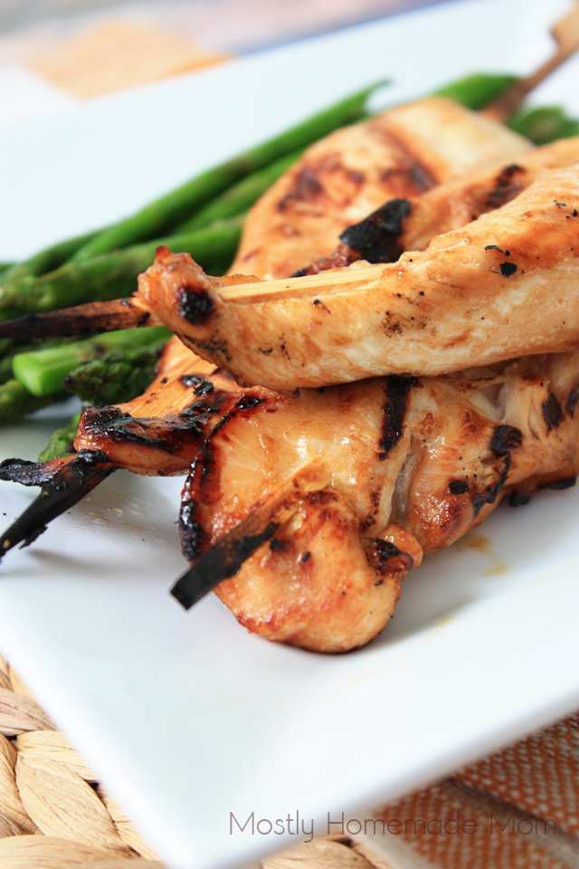 Asian Grilled Chicken Skewers Mostly Homemade Mom