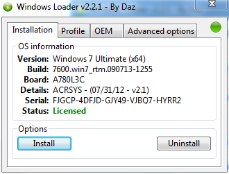 Bikin Windows 7 Bajakan Jadi Asli