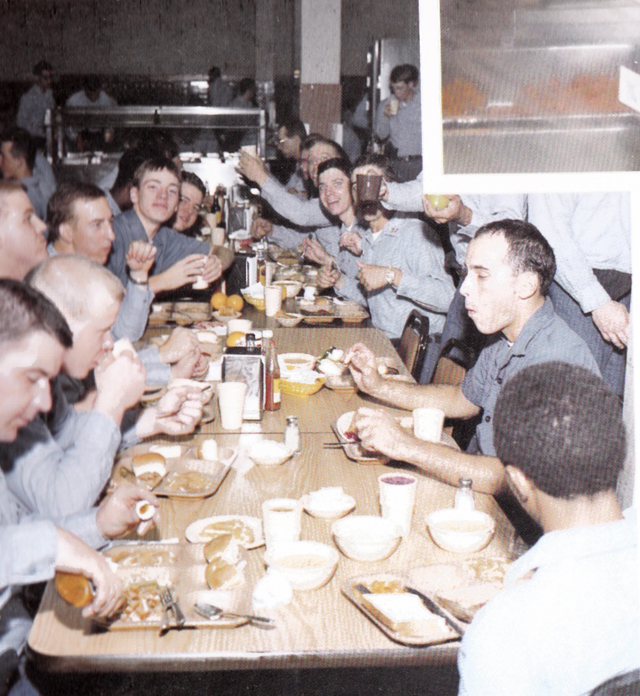 Tommy Mondello boot camp mess hall