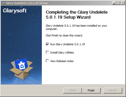 إسترجاع الملفات المحذوفة من النظام عبر برنامج Glary Undelete