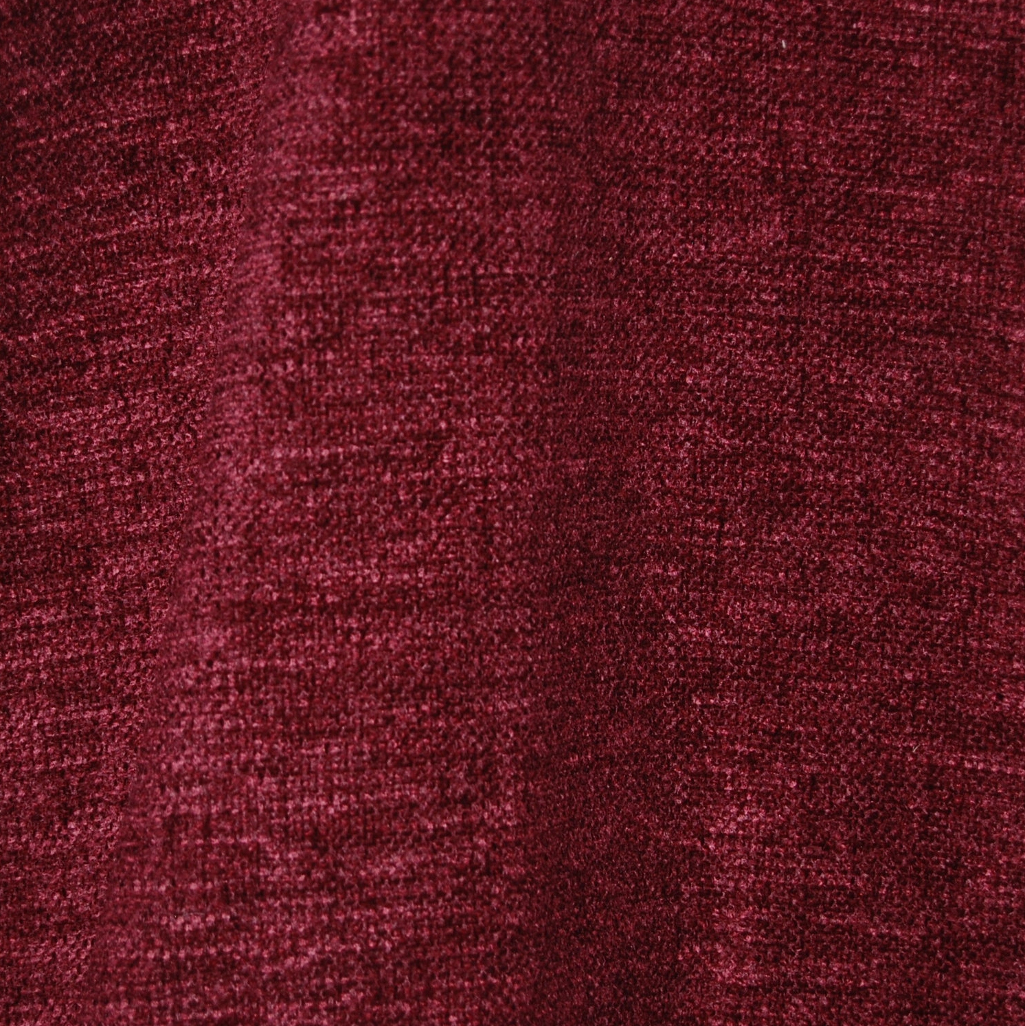 discount fabrics lincs: Rich purple/plum opulent chenille furnishing fabric