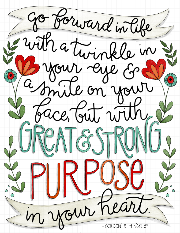 just what i {squeeze} in Great & Strong Purpose free coloring page