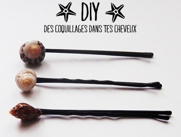 DIY : des coquillages dans tes cheveux