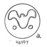 Happiness Icon Drawing
