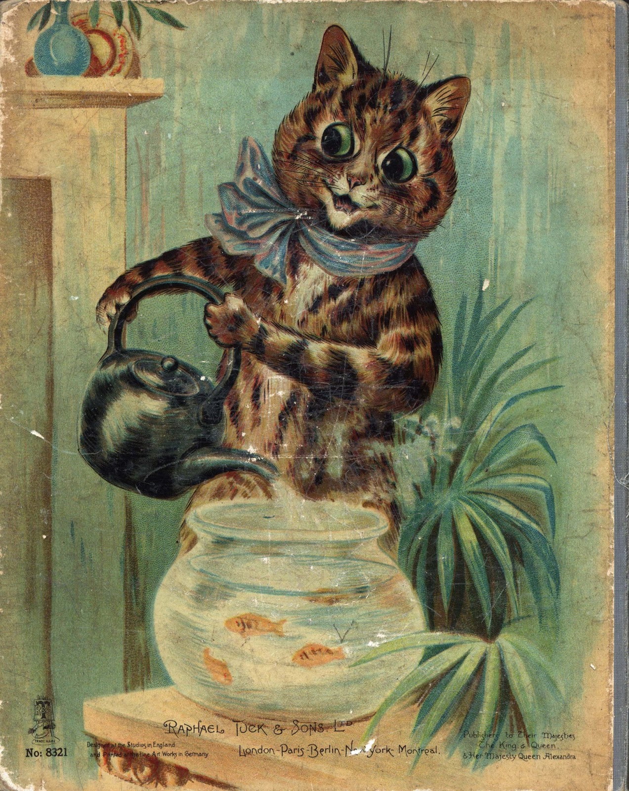 Paw-some' cat drawings by Louis Wain • V&A Blog