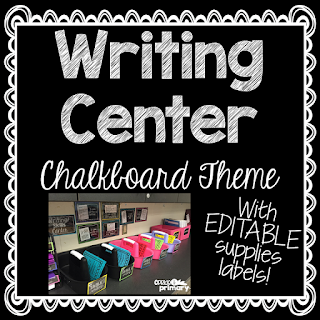 https://www.teacherspayteachers.com/Product/Writing-Center-Startup-Kit-Chalkboard-Theme-1997889