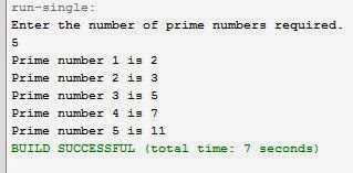 Get Prime Numbers - Netbeans Java Codes