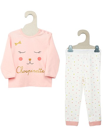 Pyjama petite fille kiabi imprimé choupinette