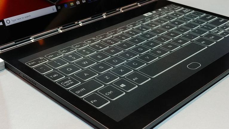 لابتوب لينوفو Lenovo Yoga Book C930 أول حاسب محمول في العالم مزود بشاشتين