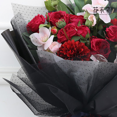 Kertas Buket Bunga / Flower Bouquet Wrapping Paper (Seri MESH DDS)