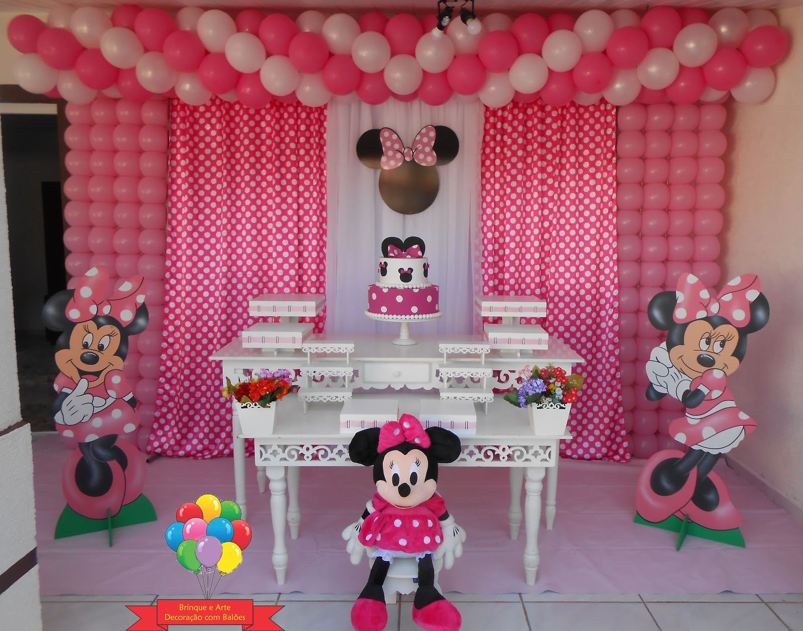 Brinque e arte decoraç u00e3o com balões DECORA u00c7ÃO MINNIE ROSA -> Decoração De Zebra Para Aniversario Brinque e arte decoraç u00e3o com balões DECORA u00c7ÃO MINNIE ROSA -> Decoração De Zebra Para Aniversario