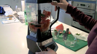 Woman makes a recipe from the cancer cookbook