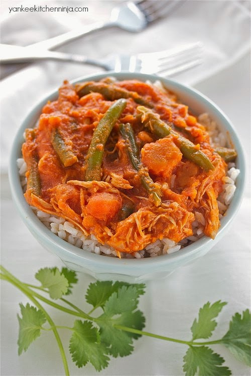 Slow cooker chicken and sweet potato curry