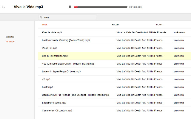 Music Player for Google Drive - Chrome Web Store