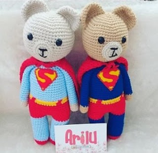 PATRON GRATIS OSO SUPERHEROE AMIGURUMI 36306