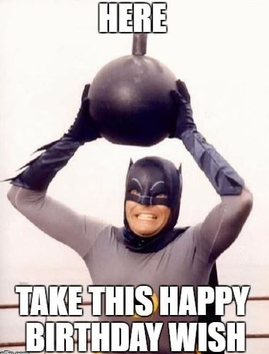 Happy Birthday Batman Meme