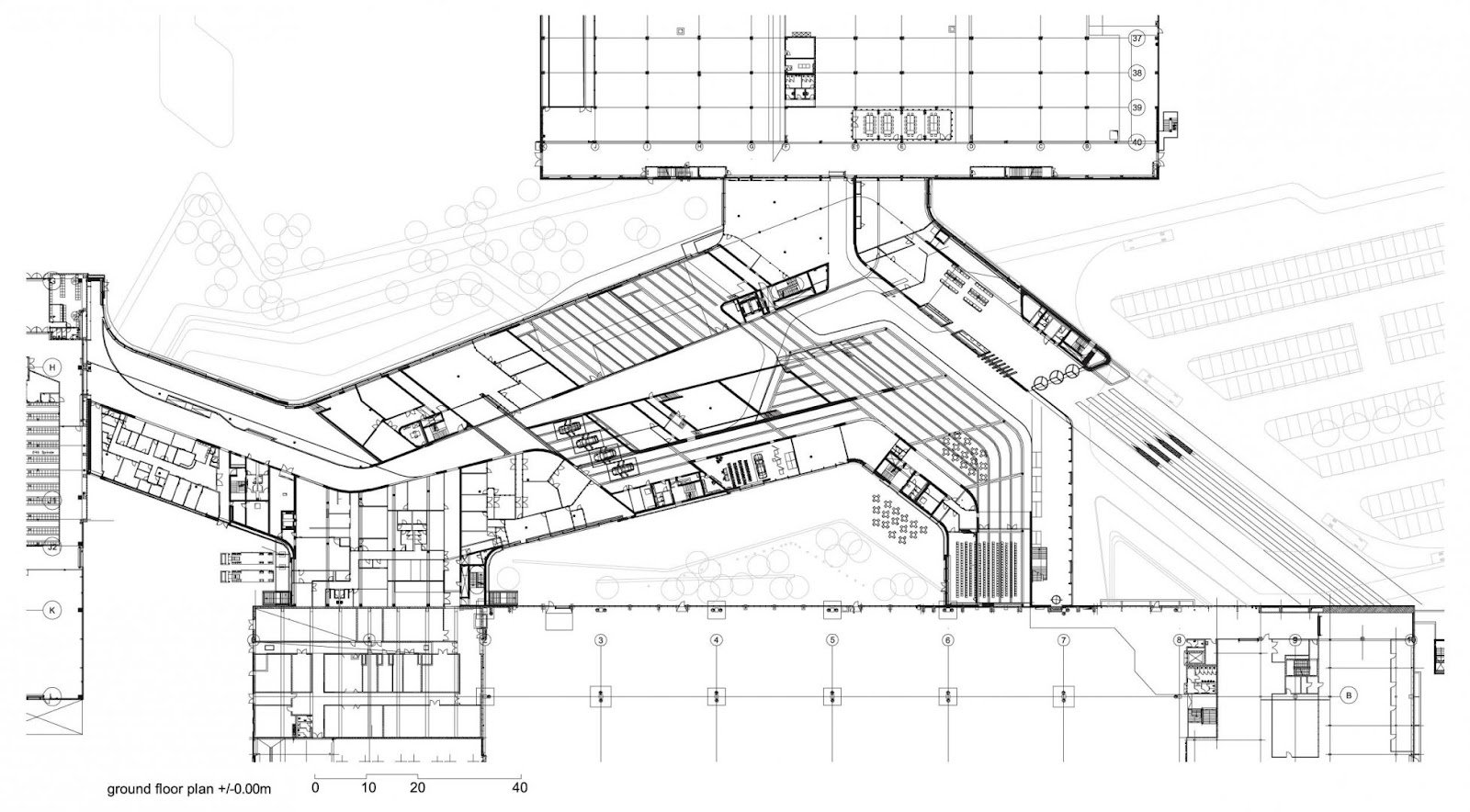 Zaha hadid bmw central building plan #2