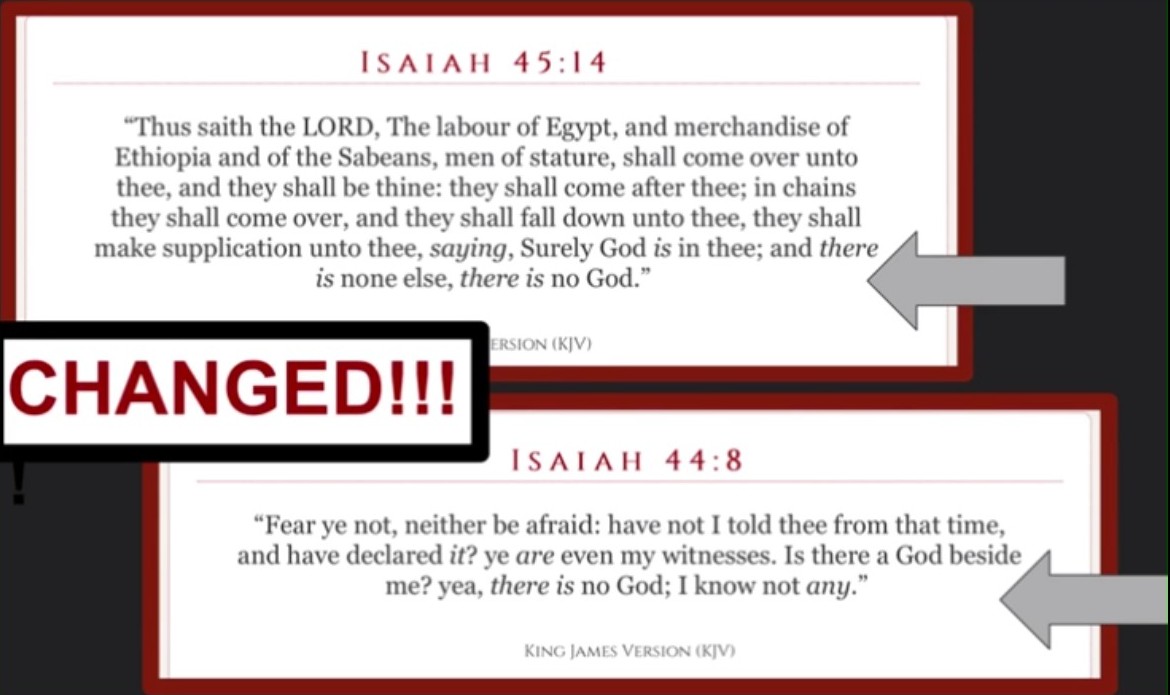 Dating versets KJV