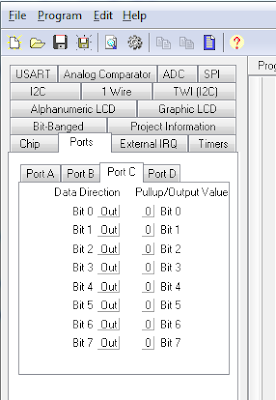 Tutorial CVAVR, SImulasi Digital IO Atmega Proteus