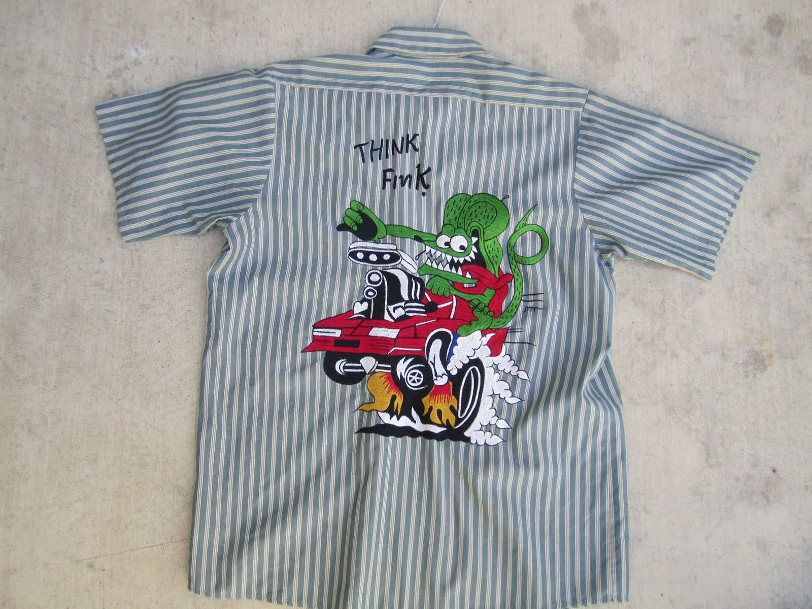rat fink work shirt