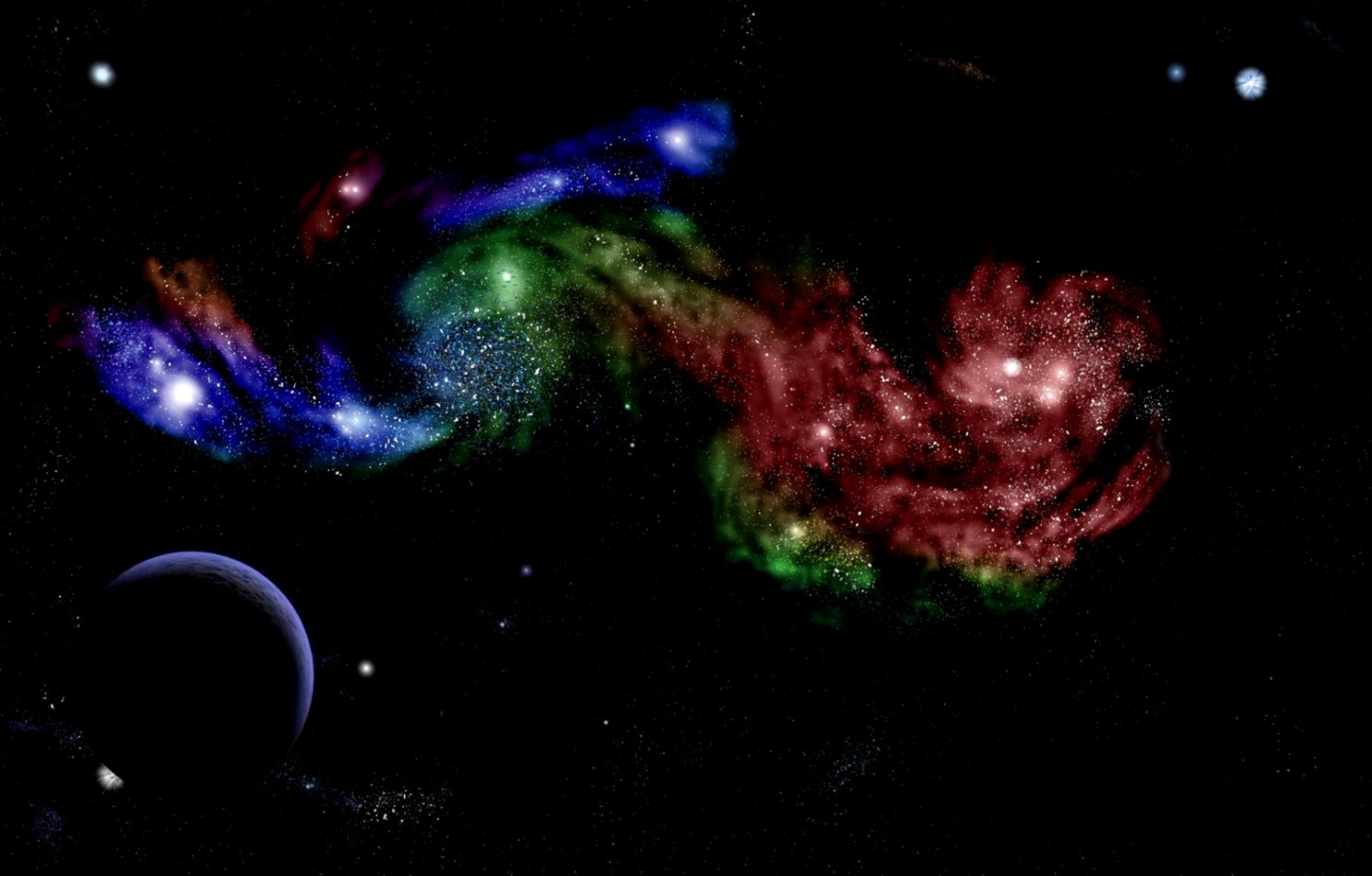 Space Wallpaper Border 24