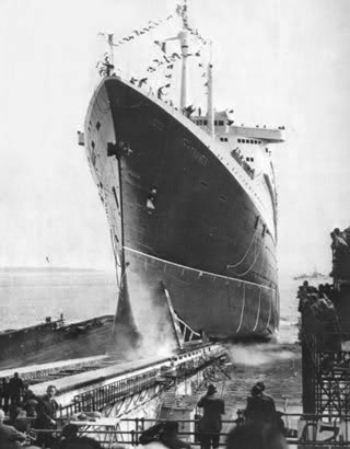 france ss launch 1960 rms mary queen scrapped ocean french superliners