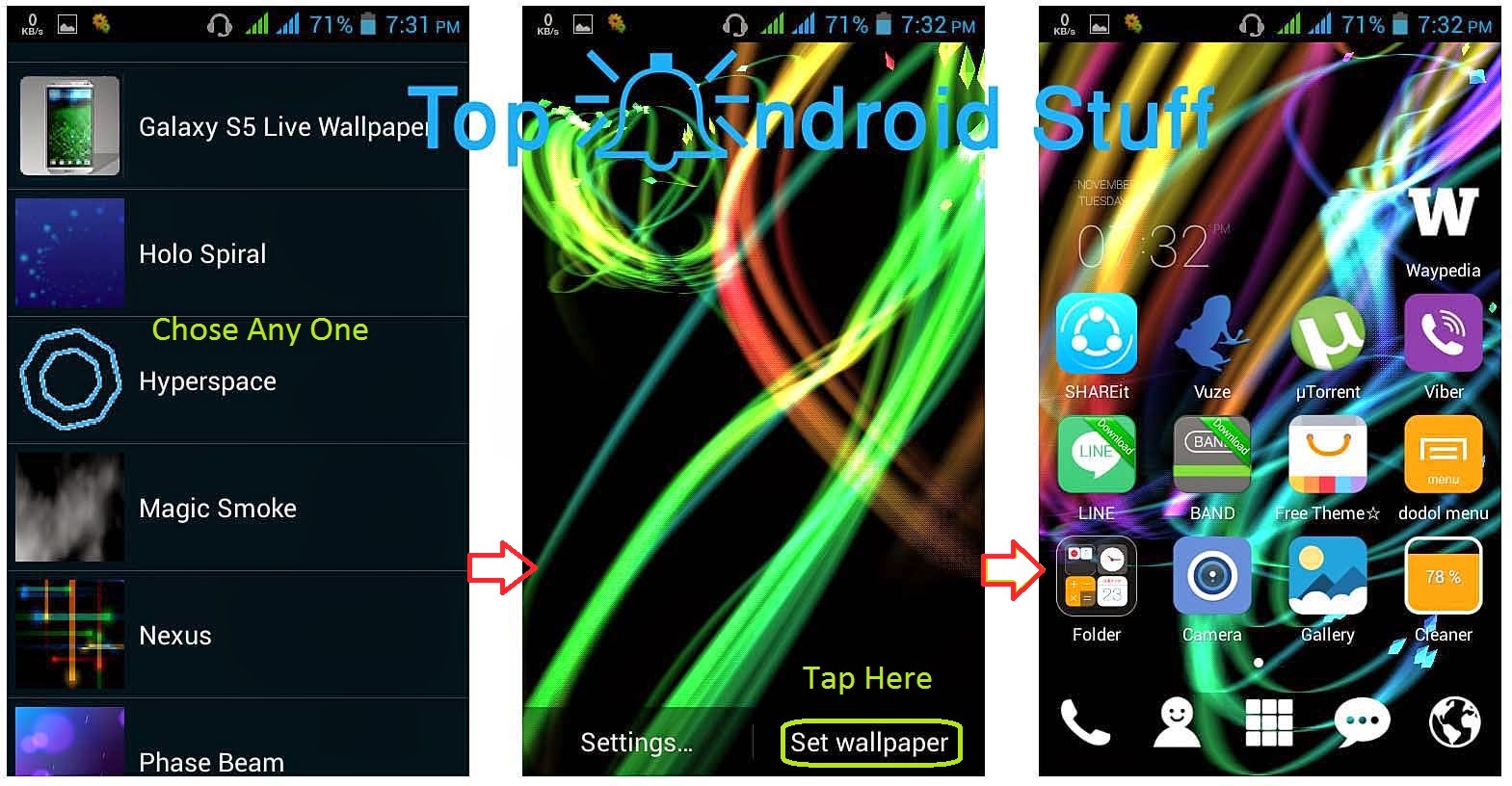 How To Set Free Live Cool Themes For Android